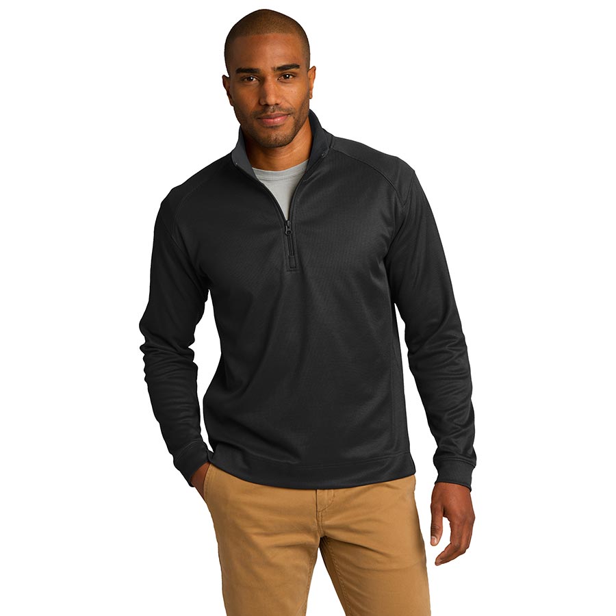 Port Authority® Vertical Texture 1/4-Zip Pullover | Deaconess Employee ...